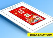 COLOR PRINTED CHINA P.R.C. 2011-2020 STAMP ALBUM PAGES (144 illustrated pages)