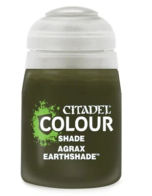 Warhammer Citadel Colour Agrax Earthshade Shade 18ml Paint Pot [2022 Formula]