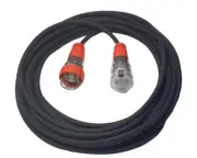 32 Amp 10m Extension Lead, Single Phase, 3 pin, 240V 32A Heavy Duty Cable 1Ph