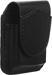 [EXQUIMEUBLE] Leather Lighter Case Durable Cigarette Lighter Holder Stylish Waist Bag for Protection Portable Design for Outdoor Travel Elegant Leather Cover