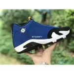 AIR JORDAN 14 “LANEY” 藍黑白 實戰 籃球鞋487471-407