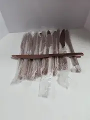 11 Pcs Rose Gold EVANDA Silverware Dinner Knives/ Table Knives NEW