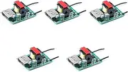 Lyaciomn 5 Pcs Buck Converter Stabilizer DC-DC Module 12V 24V 36V 48V 72V to 5V 1A USB Galvanic Isolated Power Supply