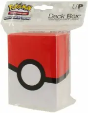 Ultra-Pro Pokemon Poke-Ball Design Top-Loading Card Deck Box (Holds 80 Cards)