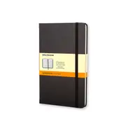 Moleskine Classic Hard Cover Notebook Ruled Office/Student Planner Notepad L BLK