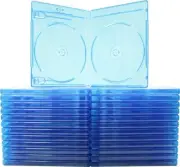 50 Pack Double Discs Standard Blue Ray Replacement Cases Brand For Blu Ray