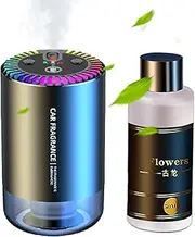 Smart Car Air Freshener Diffuser with Starry Projection, Intelligent Aromatherapy Diffuser for Car, Home, Rechargeable Auto /Off Air Freshener, Adjustable Fragrance Intensity,4.13x2.48 inches