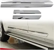 Compatible for Toyota Land Cruiser J300 LC300 2022 2023 Side Door Body Molding Streamer Lid Trims Car-Styling Exterior Auto Accessories(Chrome)