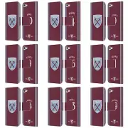 WEST HAM UNITED FC 2024/25 PLAYERS HOME KIT LEATHER BOOK CASE FOR iPOD TOUCH