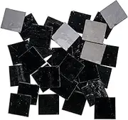 Mandala Art GTBLA Mosaics Glass Tiles Original Mosaics Glass Tiles 1 kg, Black Ruby