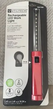 Utilitech Rechargeable LED Work Light #0047406 400 Lumens New