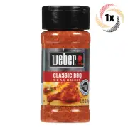 1x Shaker Weber Classic BBQ Flavor Seasoning | 3.25oz | Gluten & MSG Free
