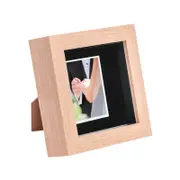 Nicola Spring Shadow Box Frame - 4 x 4" with 2 x 2" Mount - Light Wood