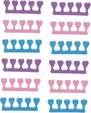 Mikinona Quality Eva Toe Separators 90pcs Set Nail Tools Foot Toe Divider Safe Comfortable