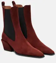 [Paris Texas] Paris Texas Bettina 50 suede ankle boots AU 11 red