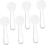 OHPHCALL Nail Dust Cleaning Tool 6pcs Manicure Brush Set Horn Facial Cleansing Brush for Home and Salon