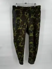 Nike Boys' Tech Fleece Green Camo Joggers Size Medium