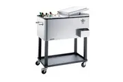 Heller Alfresco Ice Drink Cooler Cart 80L/Box/Chest/Trolley/Tray for BBQ Party