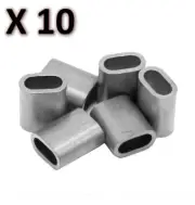 Aluminium Swage Ferrule for 6mm Wire Cable Rope Crimp Crimping