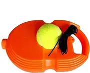 Tennis Training Equipment - Tennis Trainer Cemented Baseboard Rope - Tennis Ball Rebounder | Practice Rebounder with Long Elastic Rope Outdoor Use, Tennis Training Kit for Garden or Sports Courts
