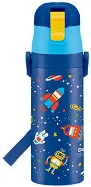 Skater Stainless thermos water bottle for children 470ml Cosmic Star SDC4