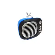 Sv-001 Retro Mini Wireless Bluetooth Speaker Support Tf Card (Blue)