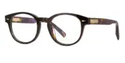 Chopard Demo Rectangular Men's Eyeglasses VCH342 0722 51 Havana / Gold Optical