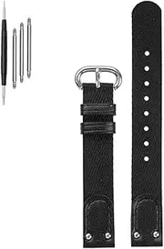 [BHUTMPJK] Nylon Canvas Watch Strap Fit For DW Fit For Daniel Fit For Wellington Spring Pastel 12mm 14mm Pink Off-white Black Green With Rivet Women Watchband