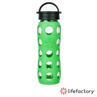 【Lifefactory】平口玻璃水瓶 650ml
