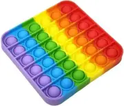 Pop it Square push Bubble Fidget Toy Silicone Sensory kids pack of 10 25 50 100