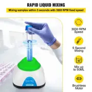 Liquid Mixer Machine 3000RPM Vortex Mixer Tube In Laboratory Liquid Mixture Test