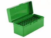 MTM Rifle Ammo Box - 60 Round Flip-Top 243 Win 308 Win 220 Swift - Green RM-60-1