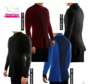 Latin Shirt For Men Ballroom Latin Dance Slim Fit Costume Rumba Sz S-XXL Shirts