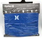 NEW Hurley Neck Gaiter Multi-Use Face Mask Scarf Headband One Size Blue