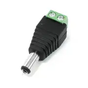 20Pcs 5.5X2.1Mm Dc Power Male Plug Jack Adapter Connector For Cctv Led 5050 3528 5630 Strip Light