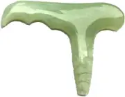 Large Triangle Acupoint Massage Stick Massage Stones Set Natural Jade Rock SPA M