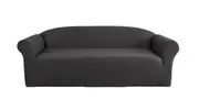 Elan Cambridge 3-Seater Sofa Cover 244cm Seat/Couch Protector Slipcover Steel