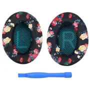 Ear Pads Replacement for Bose QC35/QC35 II -Memory foam - Flower print