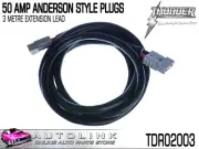 THUNDER 50 AMP ANDERSON STYLE PLUGS - 3 METRE EXTENSION TDR02003