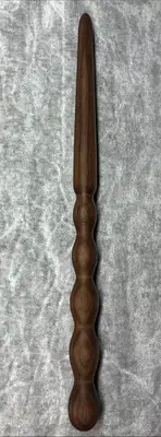 Handmade Black Walnut Wood Magic Wand Wizard Witch 12" NEW