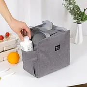 Insulated Lunch Bag for Women Men, Waterproof Thermal Food Tote, Portable Bento Box Carrier, Reusable Lunchbox Cooler Bag for Work, School, Travel