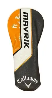 Callaway Mavrik Driver Golf Headcover Head Cover Orange/Black/White ⛳️