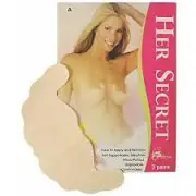 Her Secret Backless & Strapless Self Adhesive Bra - 3 pairs