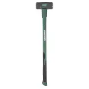 12 Lb Fiberglass Sledge Hammer 34" Handle Tempered Steel Head Stake Pounding