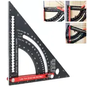 Carpenter Square 7.5 inch Rafter Framing Square Adjustable Combination Square ✍