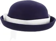 [GALPADA] College Wet Hat Beach Hat Sun Hat Summer Hat Sun Hat Hats for French Beret Hat Girl Hat Sun Hat Hats Woolen Navy