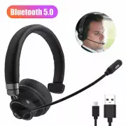 Wireless Headphones Mic Headset Noise Cancelling For Truck Driver for Bluetooth