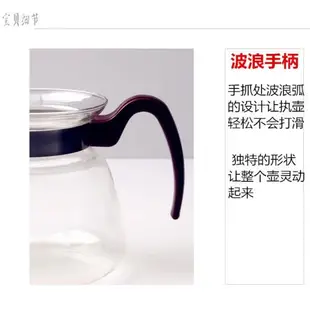 一屋窯耐熱玻璃燒水壺可煤氣加熱煮茶壺大容量電陶爐直火加熱茶具