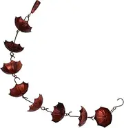 Vintage Style Rain Chain for Gutter Downspout Rustic Wind Chime Water Chain Set
