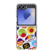 Galaxy Z Flip6 Clear Case Stickies